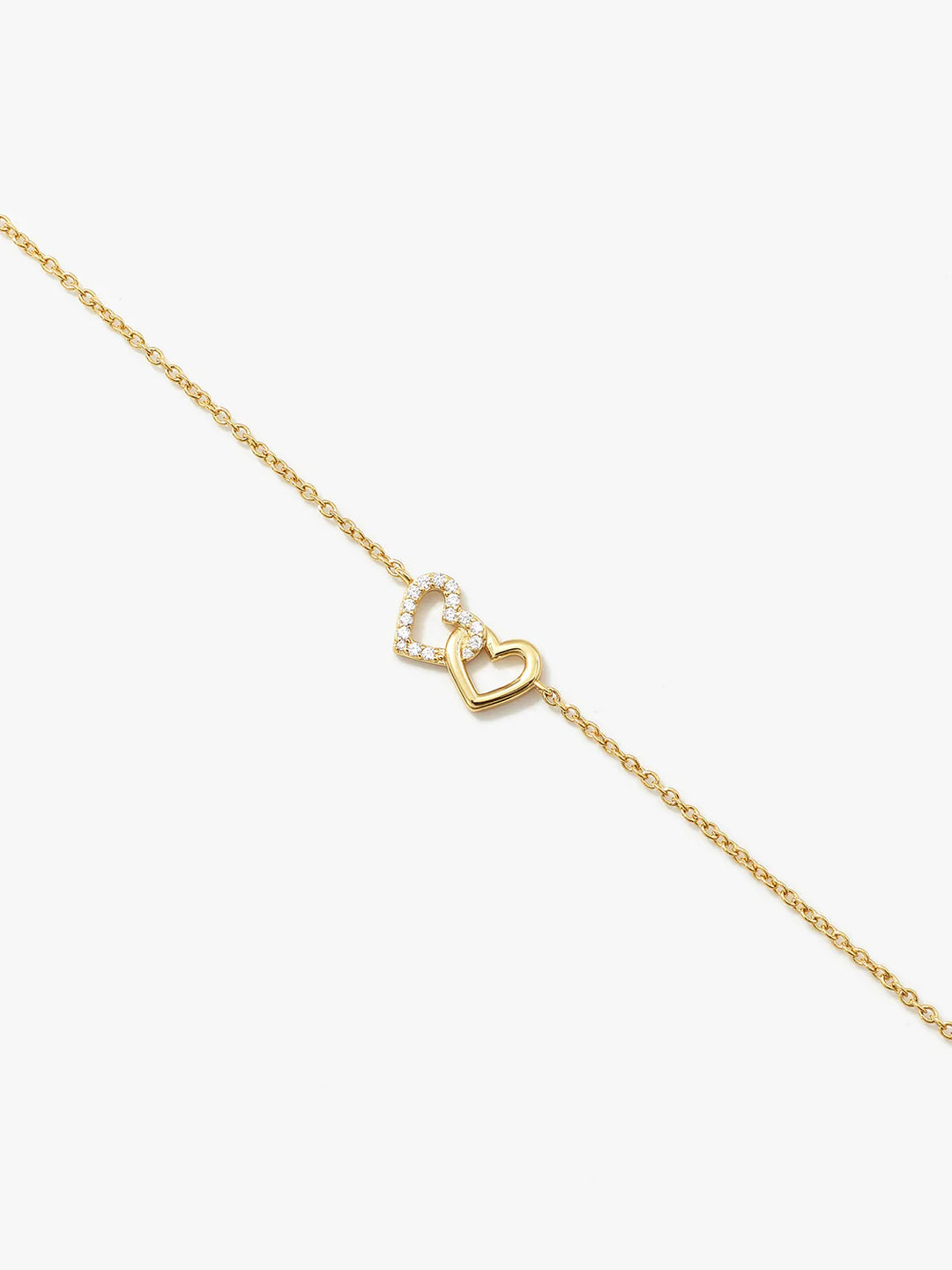 Kleine Verschlungene Herzarmband