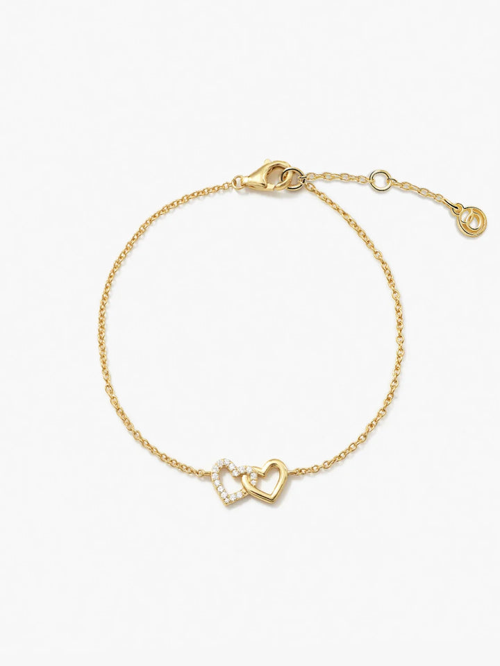 Kleine Verschlungene Herzarmband