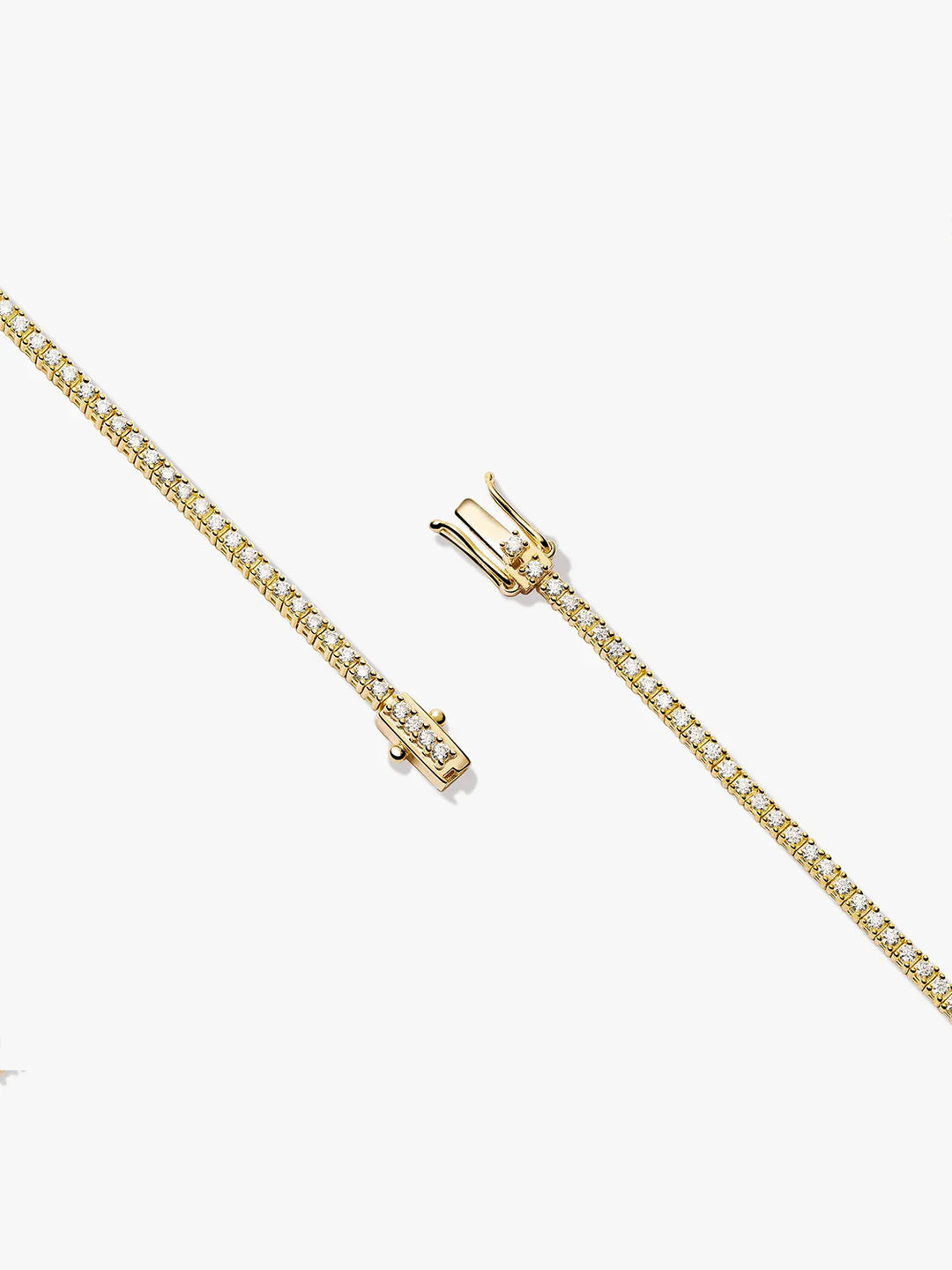 Zartes Moissanit Tennisarmband