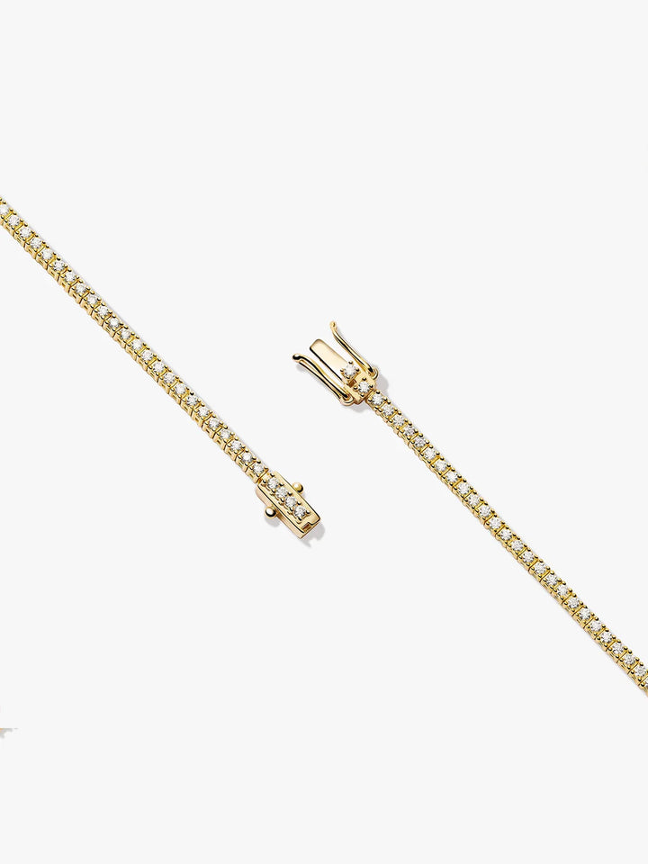 Zartes Moissanit Tennisarmband