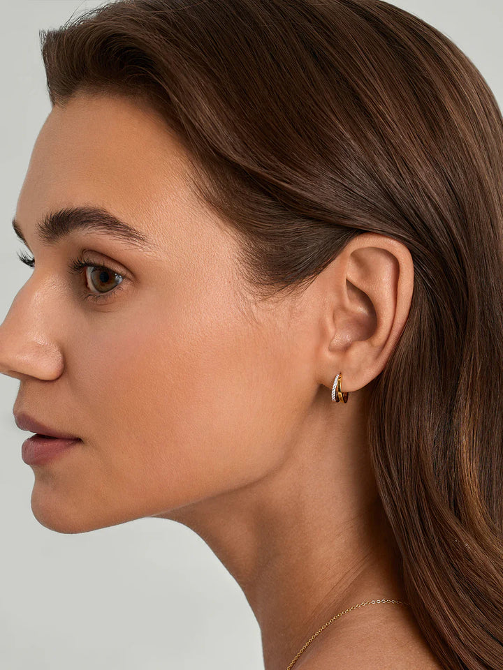 Gemischte Doppel-Semi-Kreis Huggies