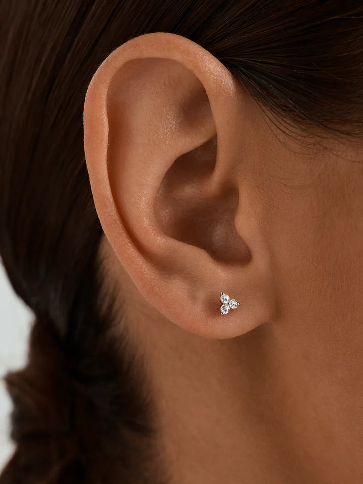 Trio Saphir-Ohrstecker