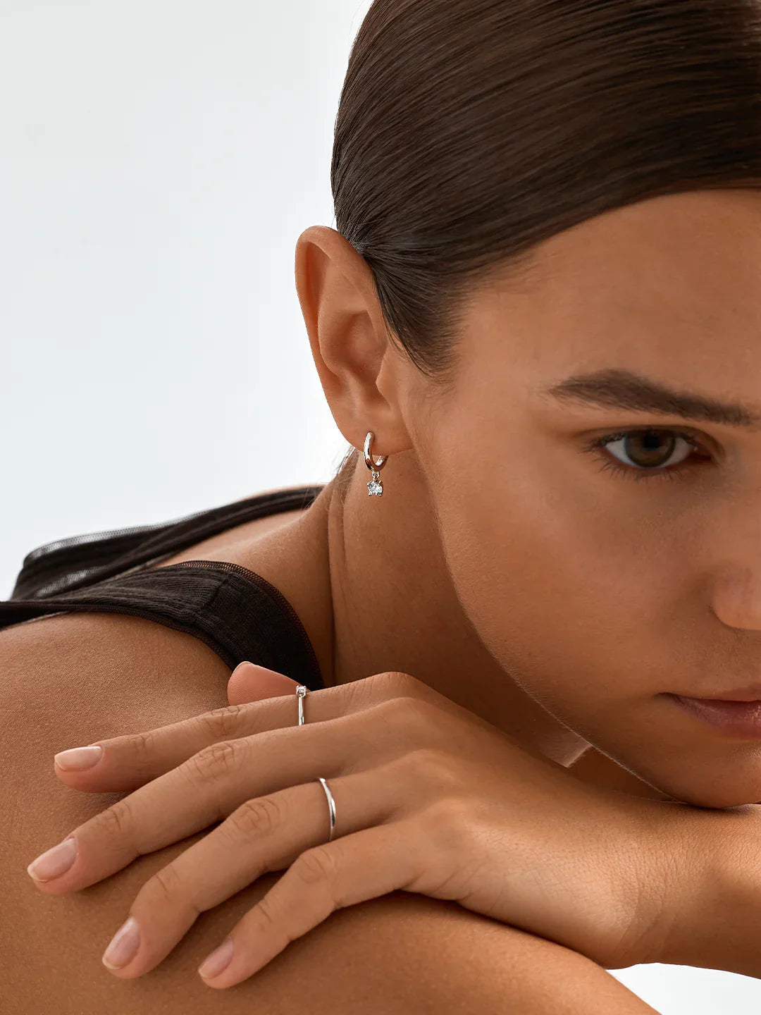 Runde Saphir-Tropfen