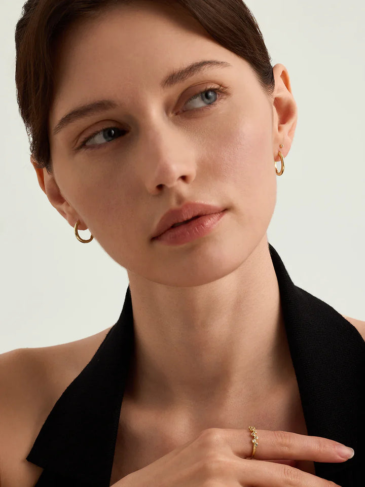 Kleine Röhrenohrringe