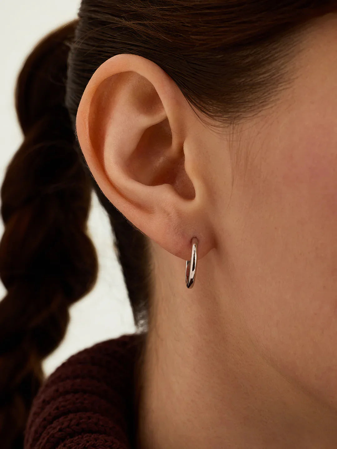 Kleine Röhrenohrringe