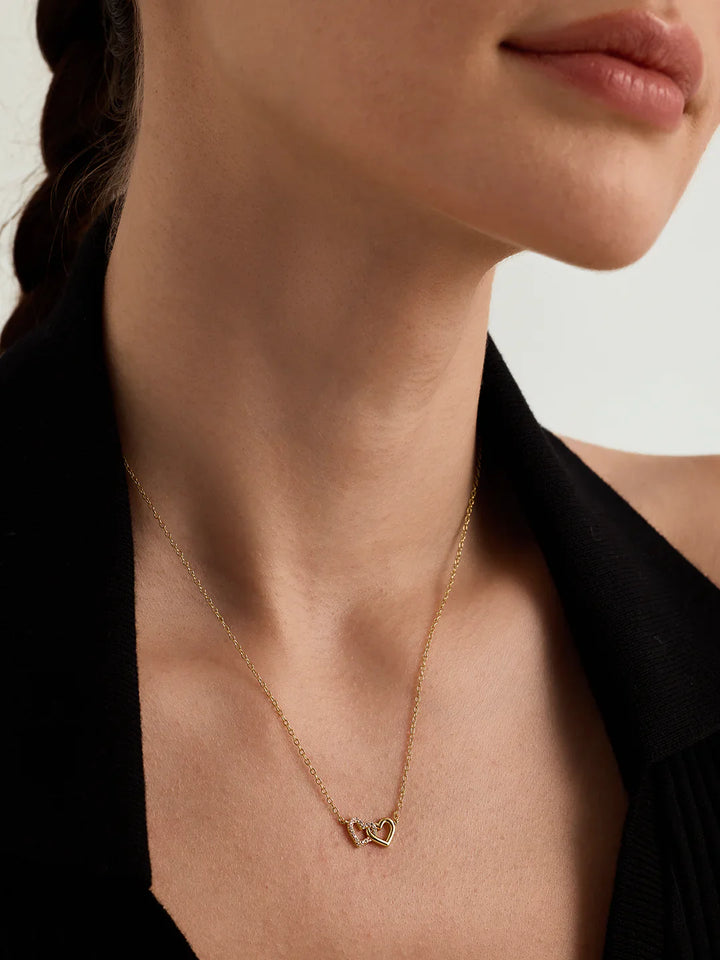 Herz Verbundenes Halsband