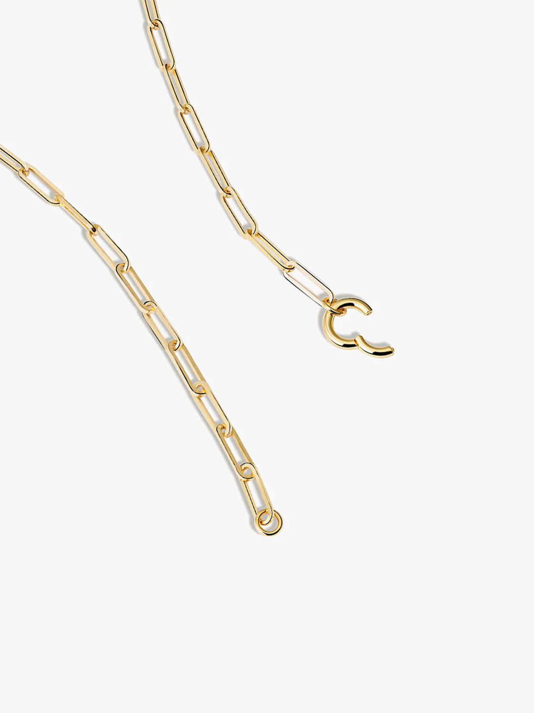 Papierclip Charm Halskette