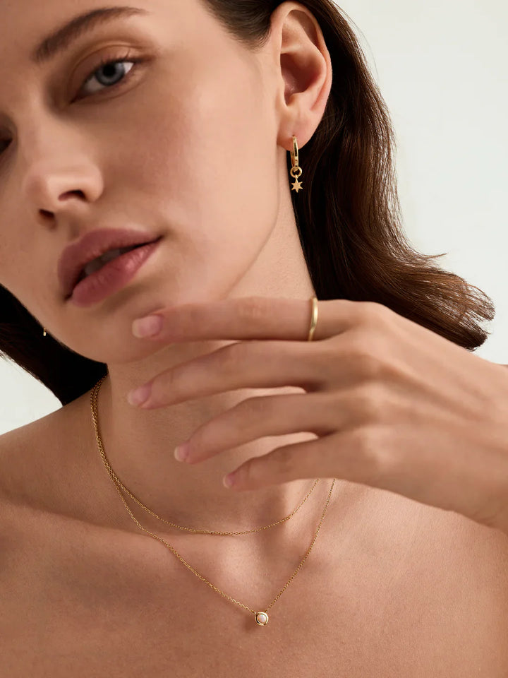 Opal Schicht-Halskette