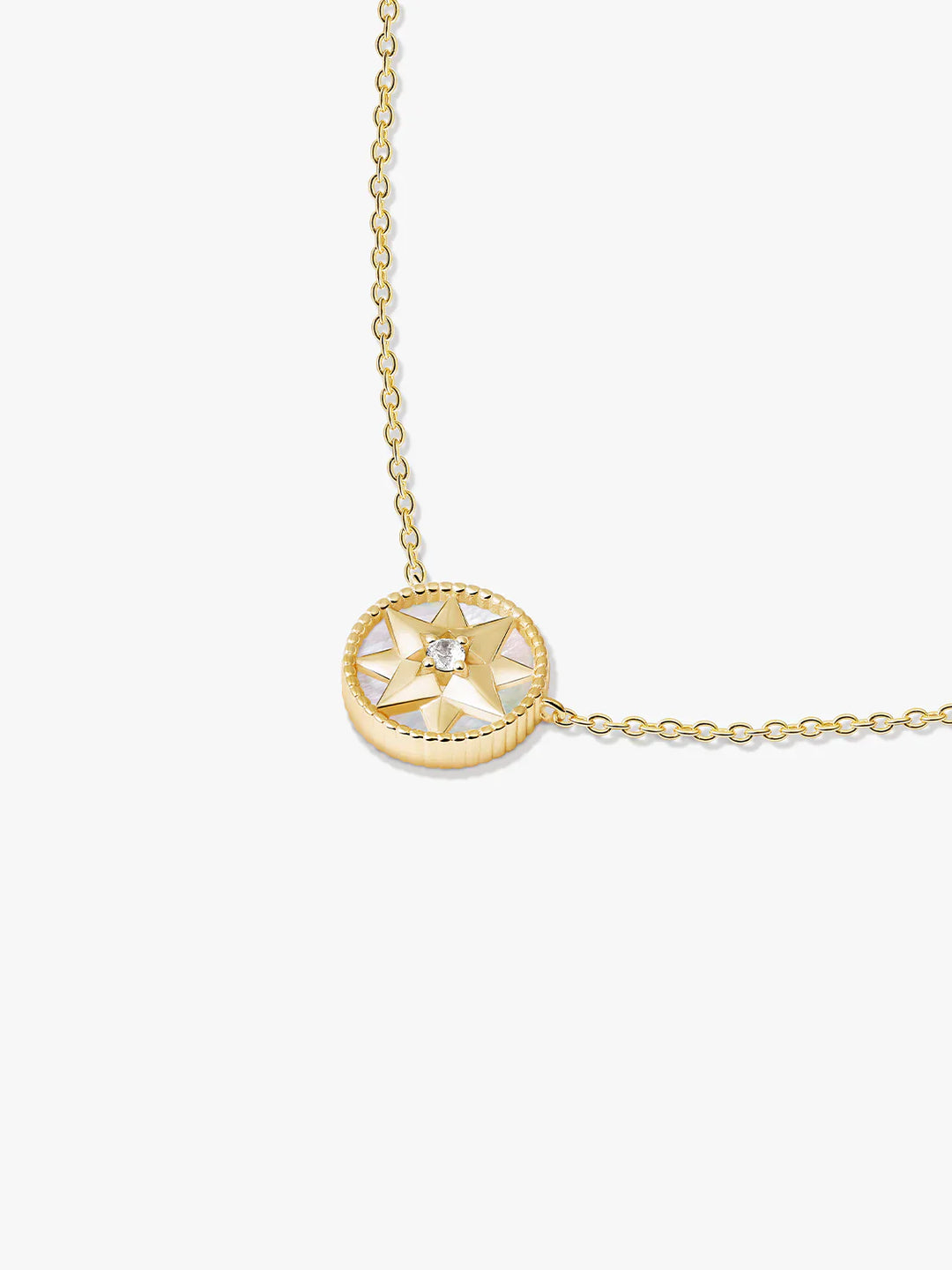 Polaris Perlen- und Saphir-Halskette