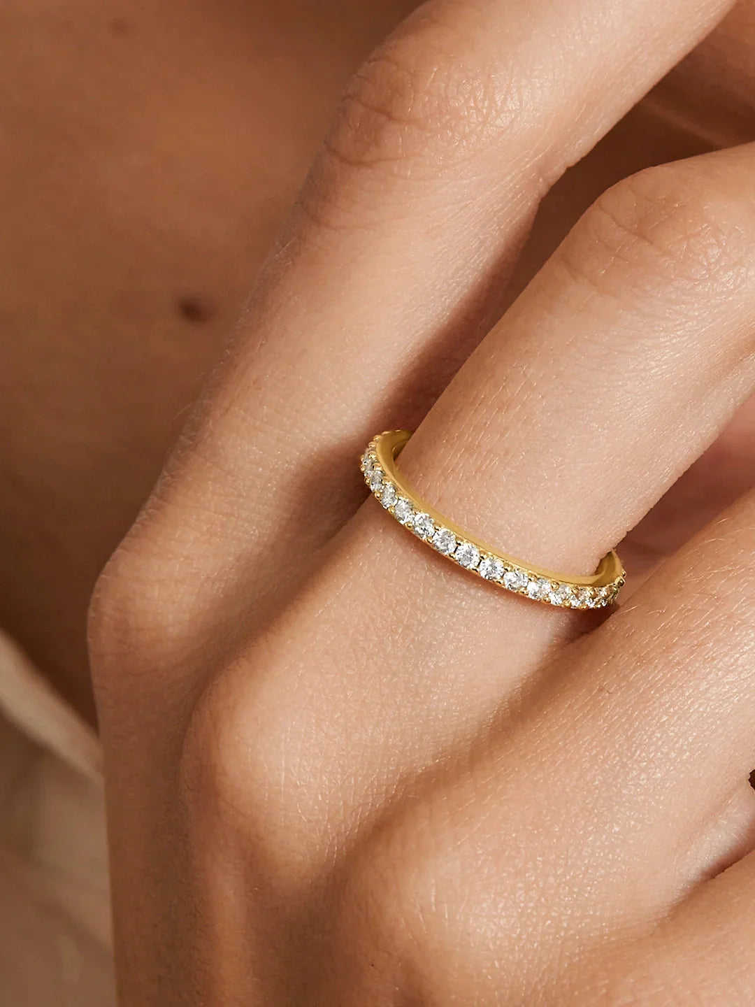 Saphir Ewigkeit Bandring