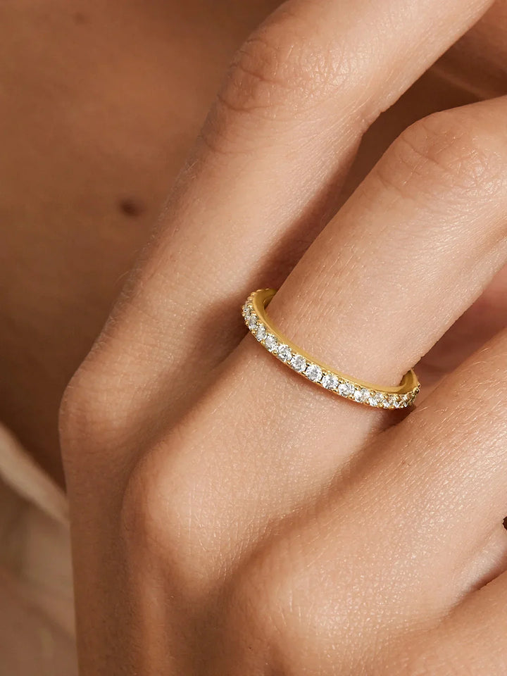 Saphir Ewigkeit Bandring