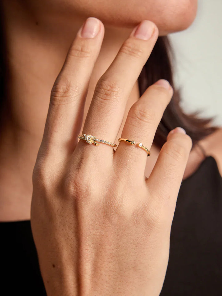 Knoten Halb Pave Ring