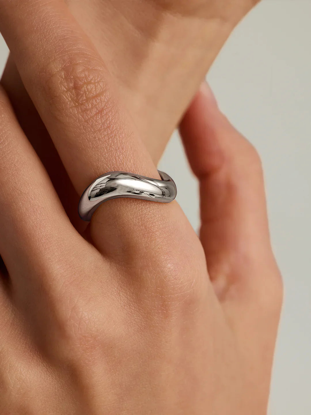Dome Wave Ring