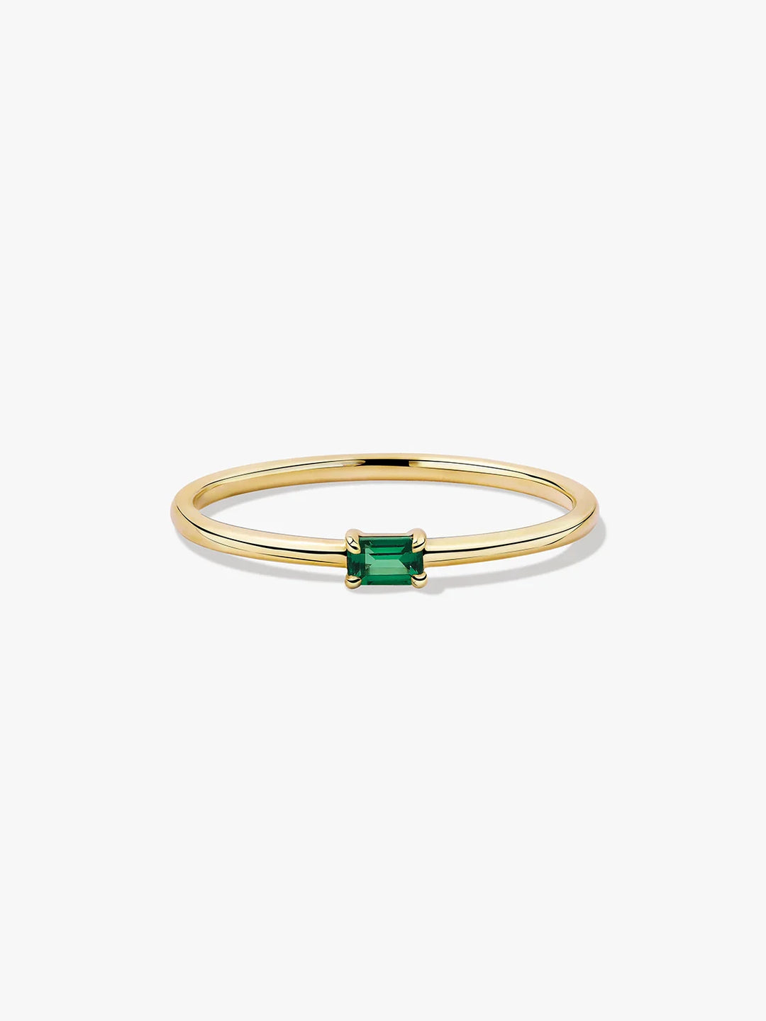 Baguette Smaragd Ring