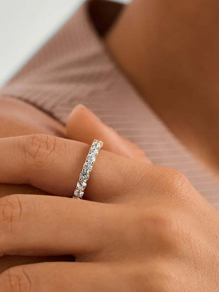 Saphir-Ewigkeit Ring