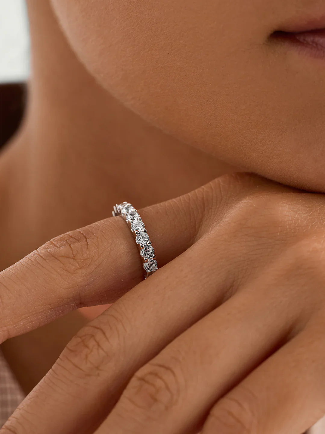 Saphir-Ewigkeit Ring