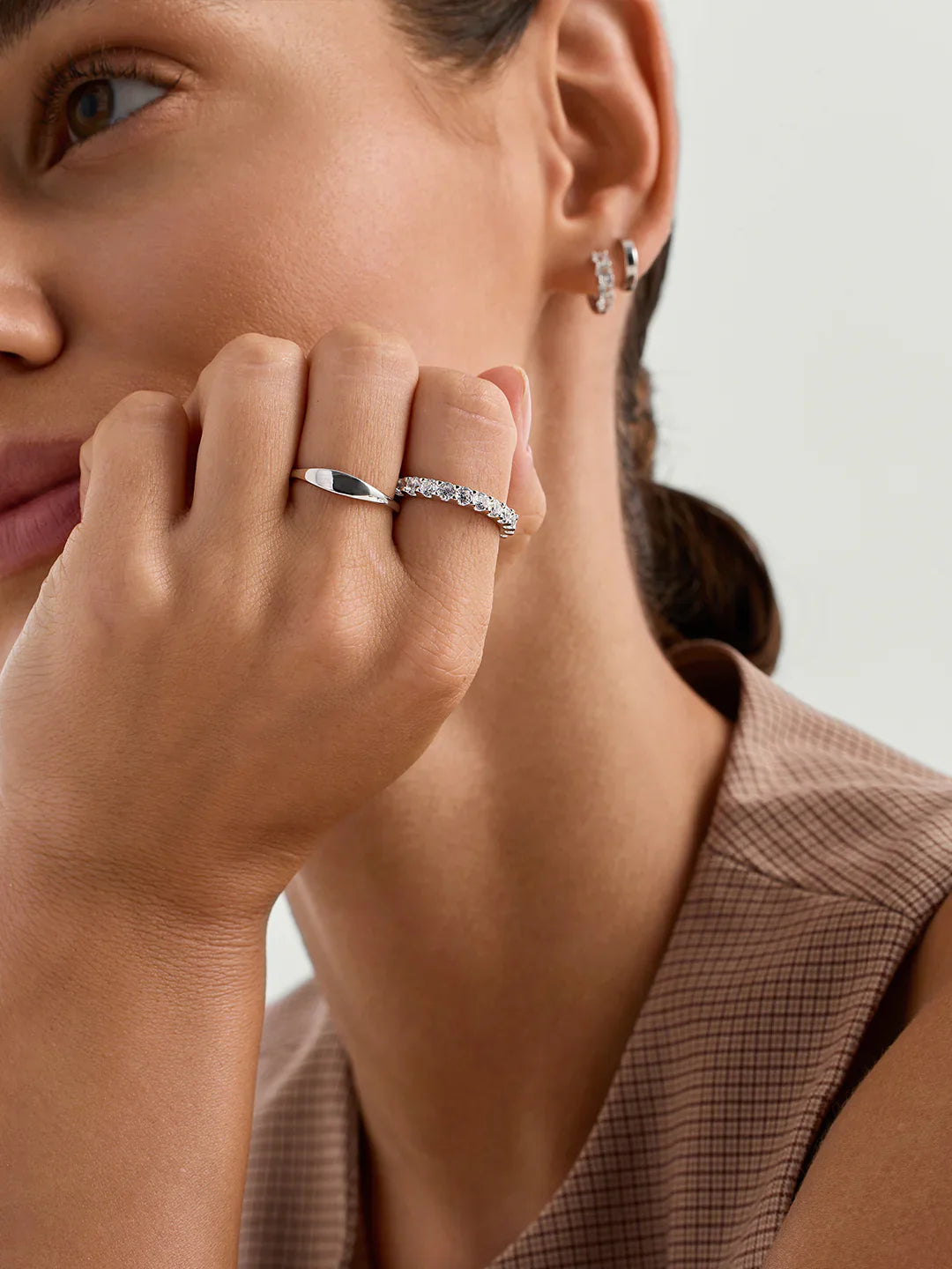 Saphir-Ewigkeit Ring