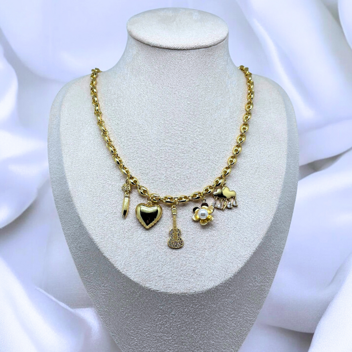 Melodie Herz Halskette (Handgefertigt & Limitierte Auflage)