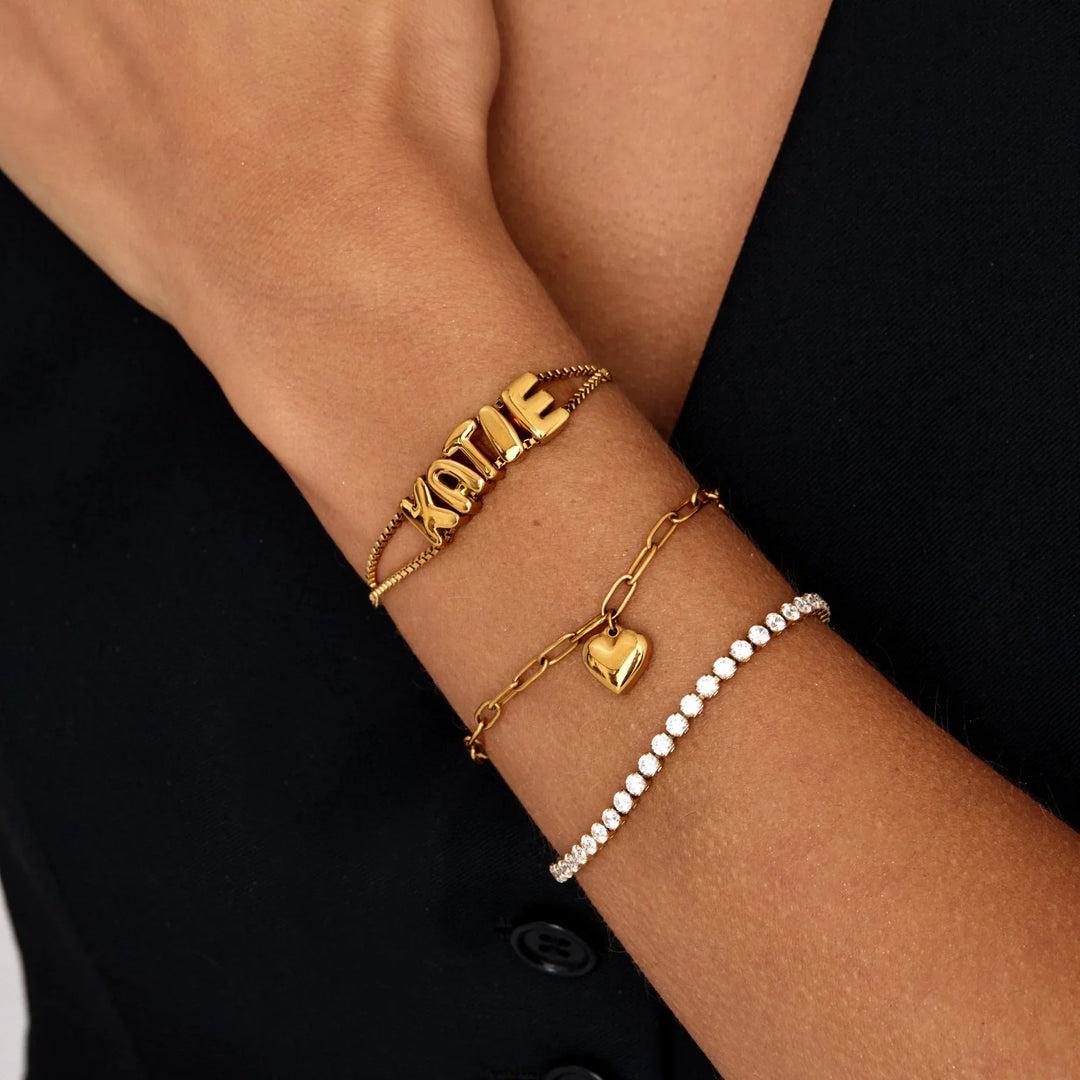 Bubble Name Armband