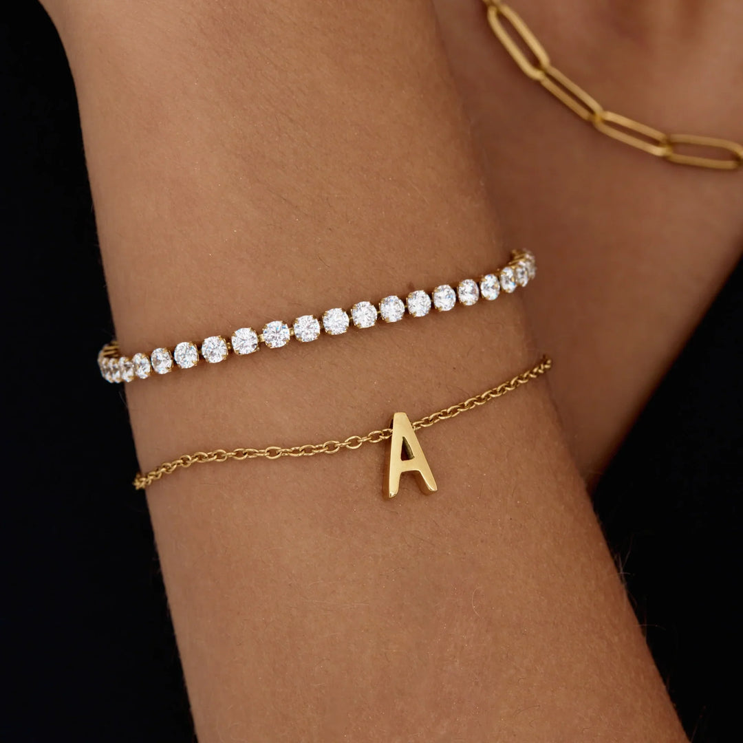Klassisches Tennisarmband