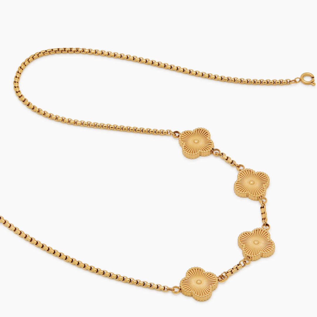 Perlenklee Individuelle Namenskette