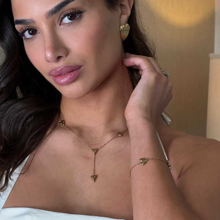 Liebesherz Armband - Gold