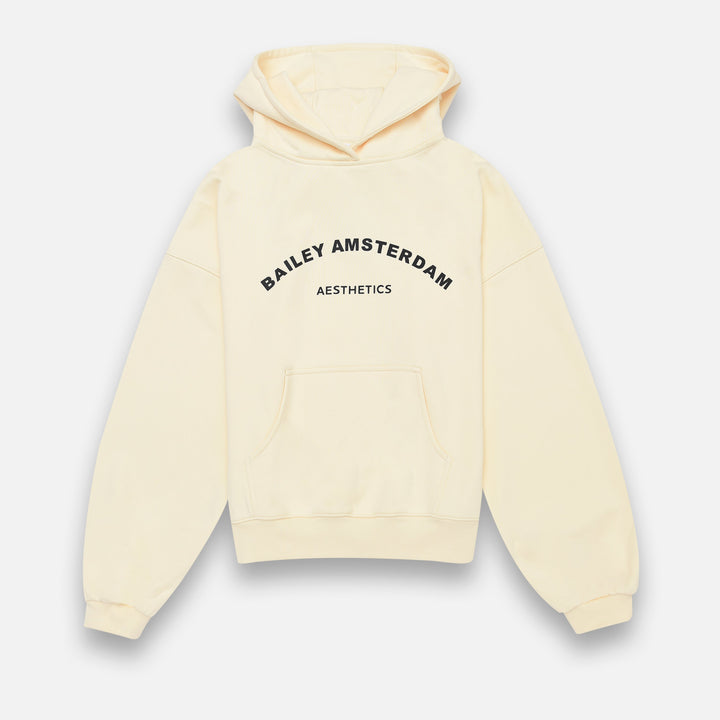 Ästhetischer Hoodie - Creme