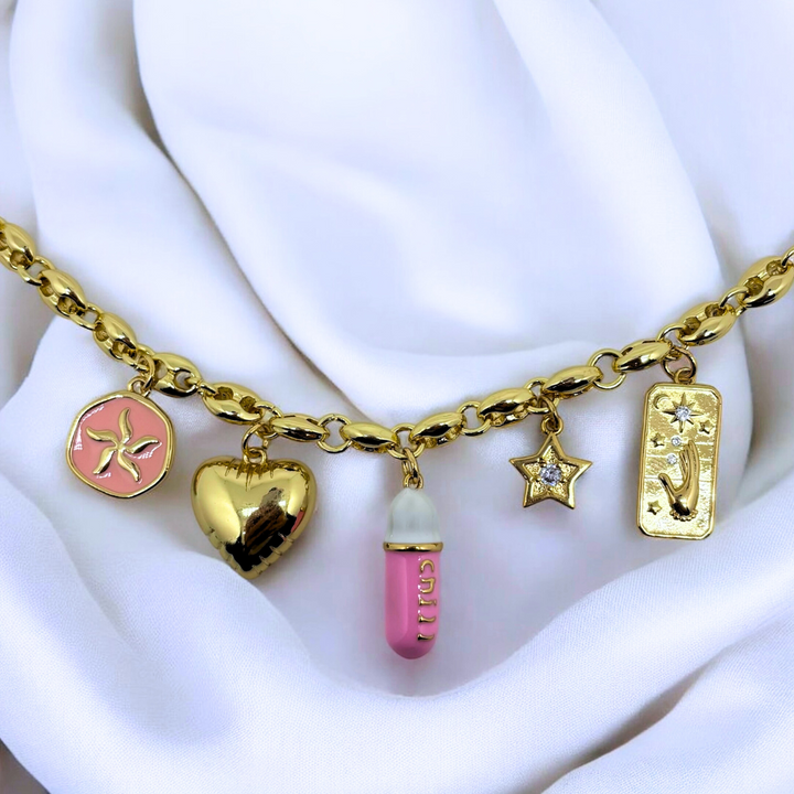 Stellina Pillen-Halskette (Handgefertigt & Limitierte Auflage)