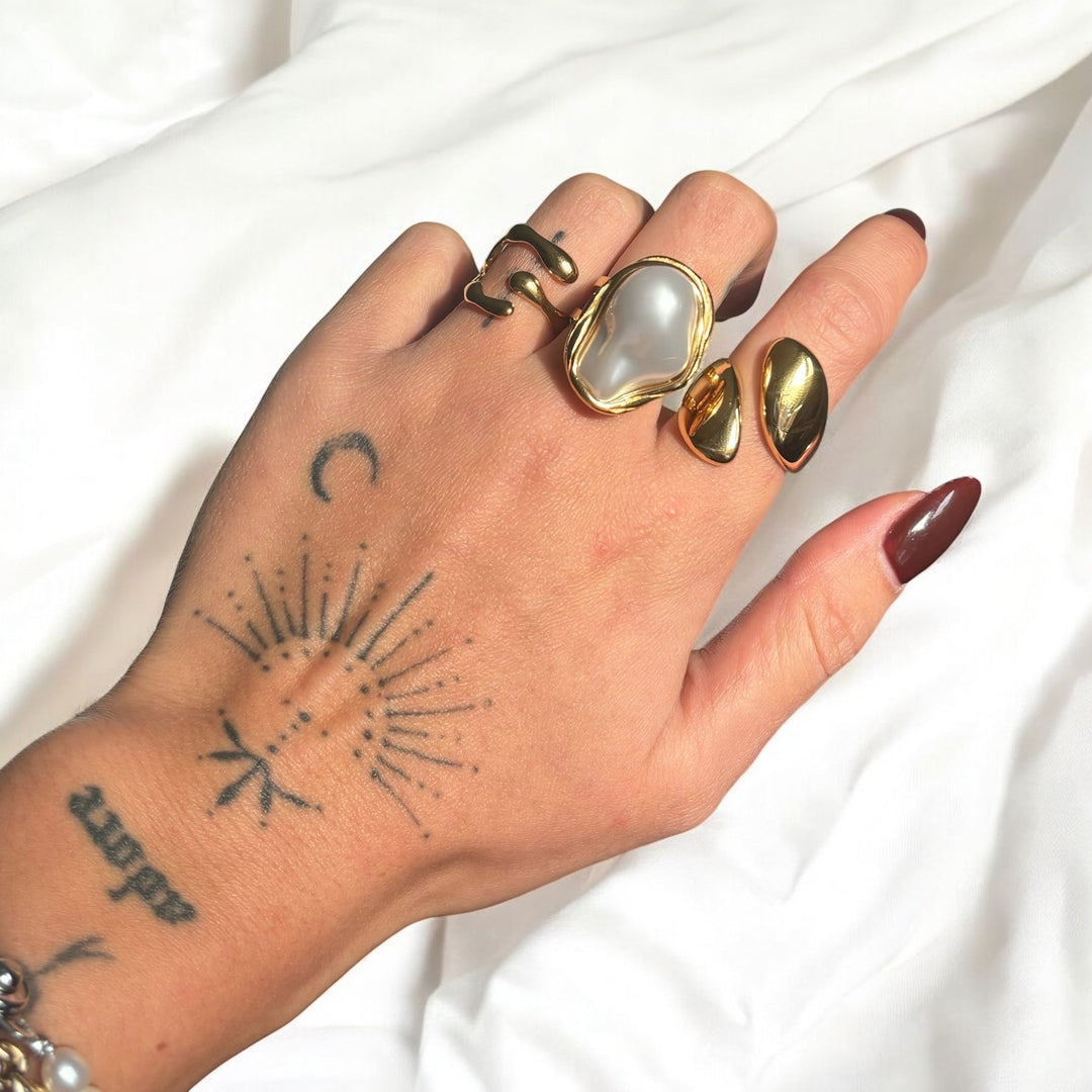 Aurapearl Ring (Verstellbar)