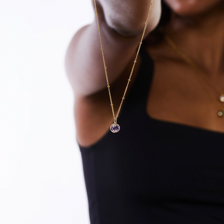 Geburtsstein-Halskette