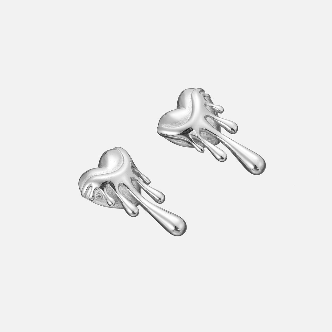 Meltdown Ohrringe - Silber