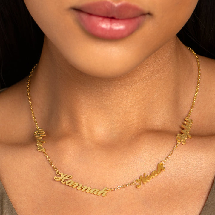 Mehrfach-Namen-Halskette