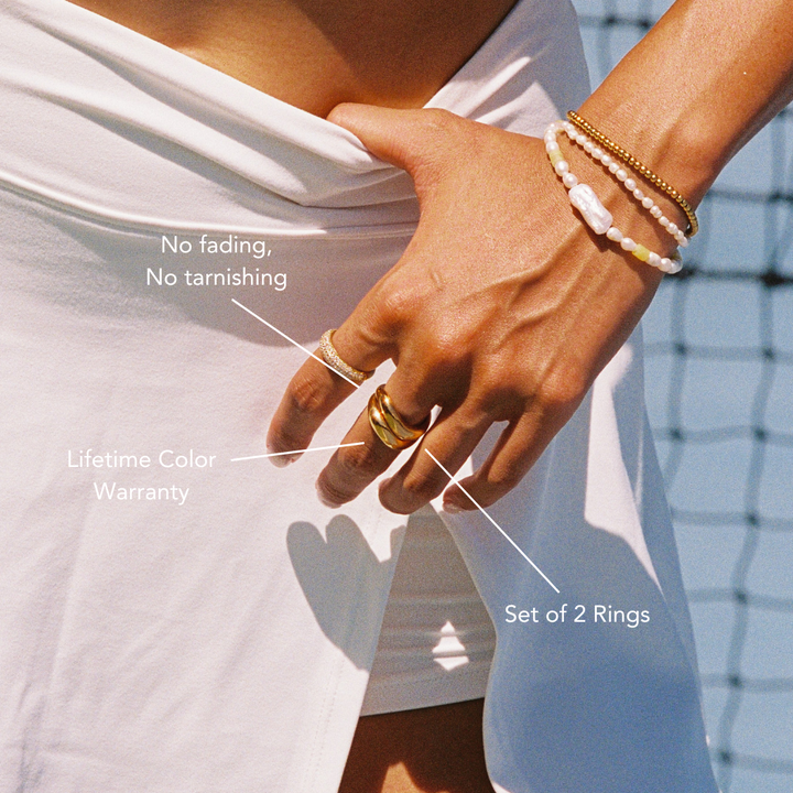 "Double Trouble" Ring Set