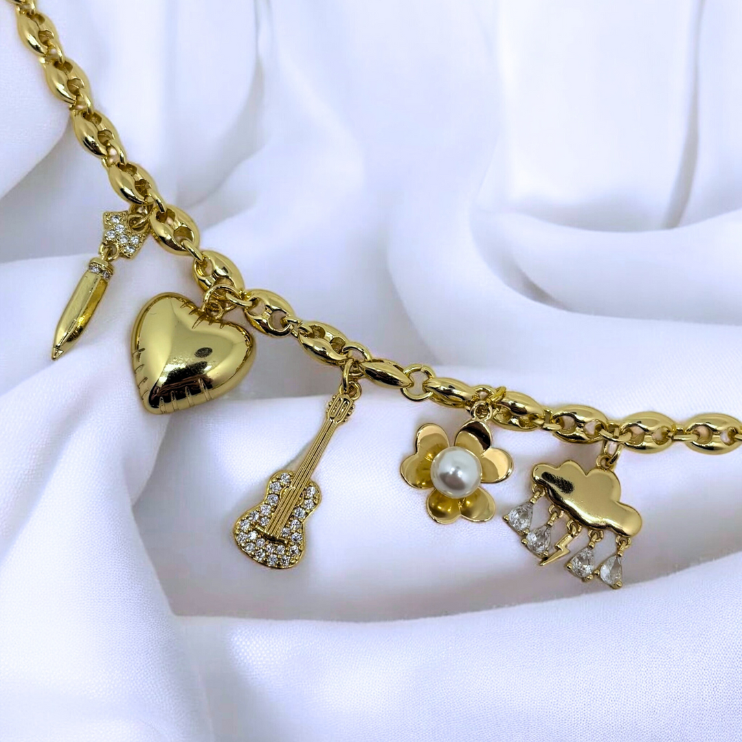 Melodie Herz Halskette (Handgefertigt & Limitierte Auflage)