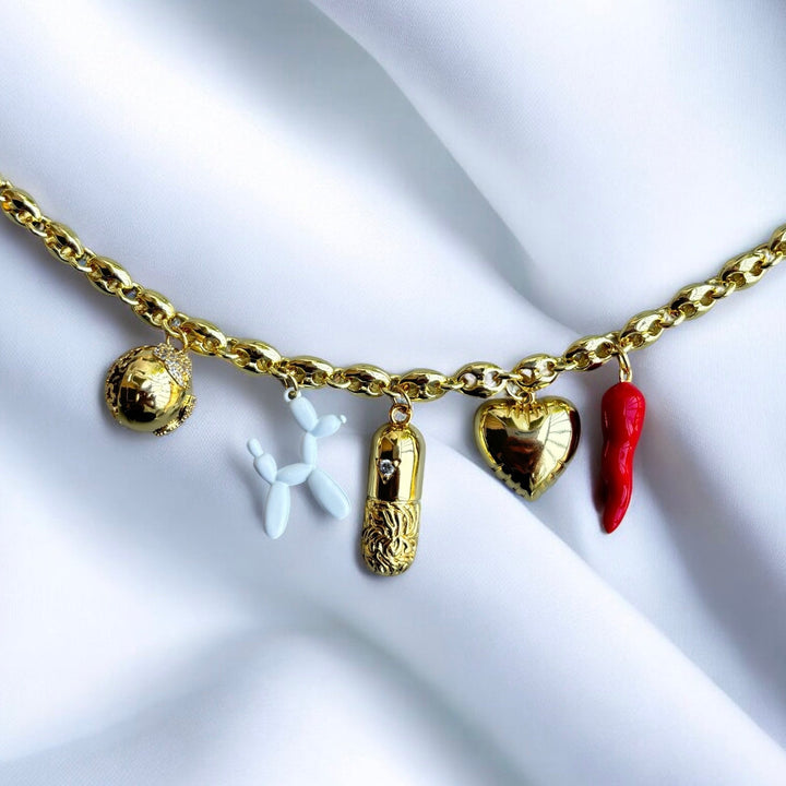 Verspielt Charm Halskette (Handgemacht & Limitierte Auflage)