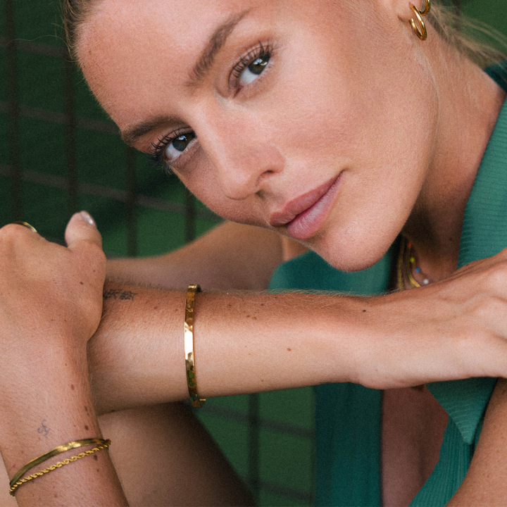 Gehämmerter Armreif