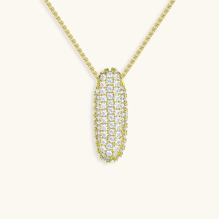 Zara Initial Diamant Halskette