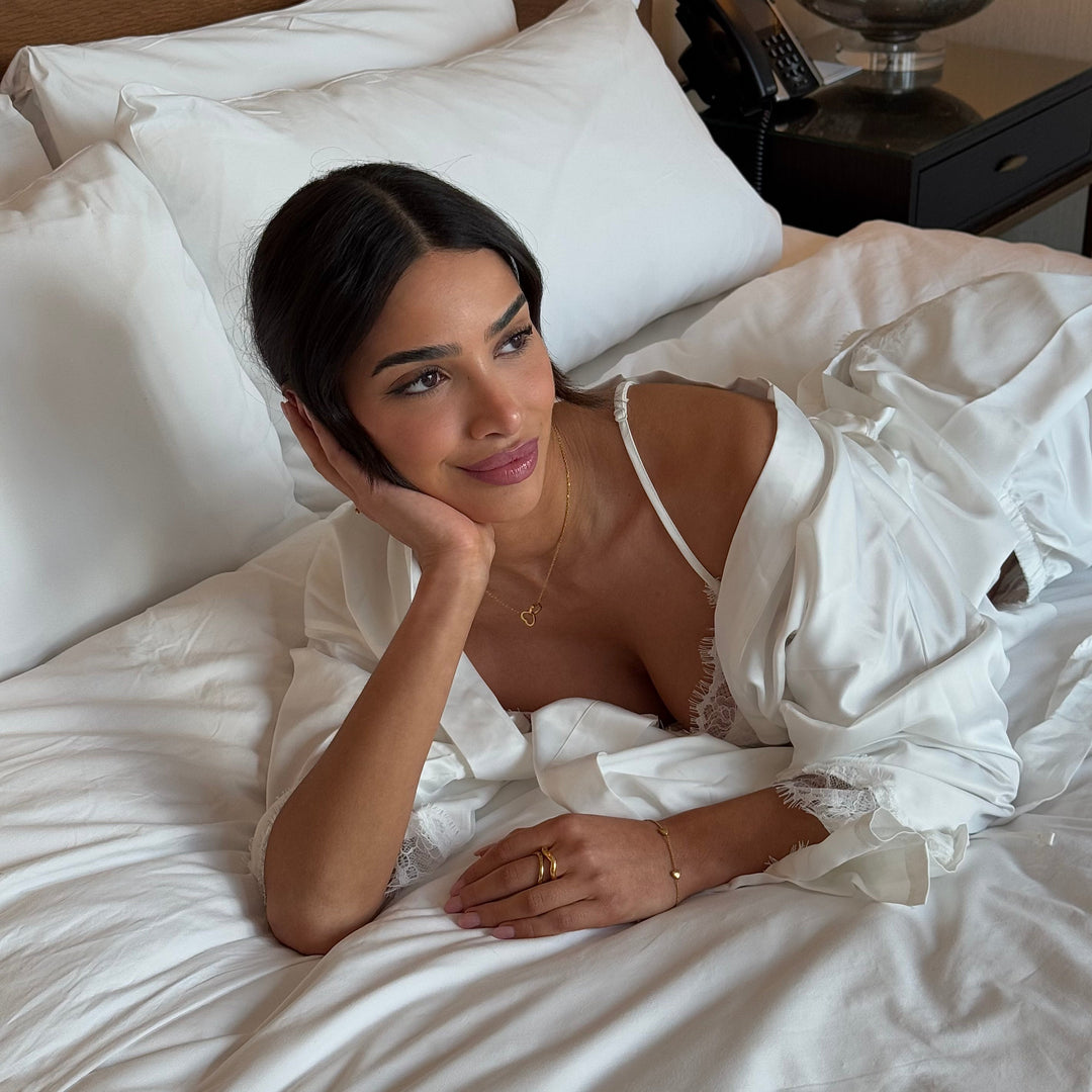 Interlock Herz Anhänger - Gold