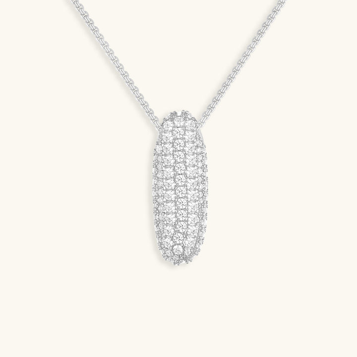 Zara Initial Diamant Halskette