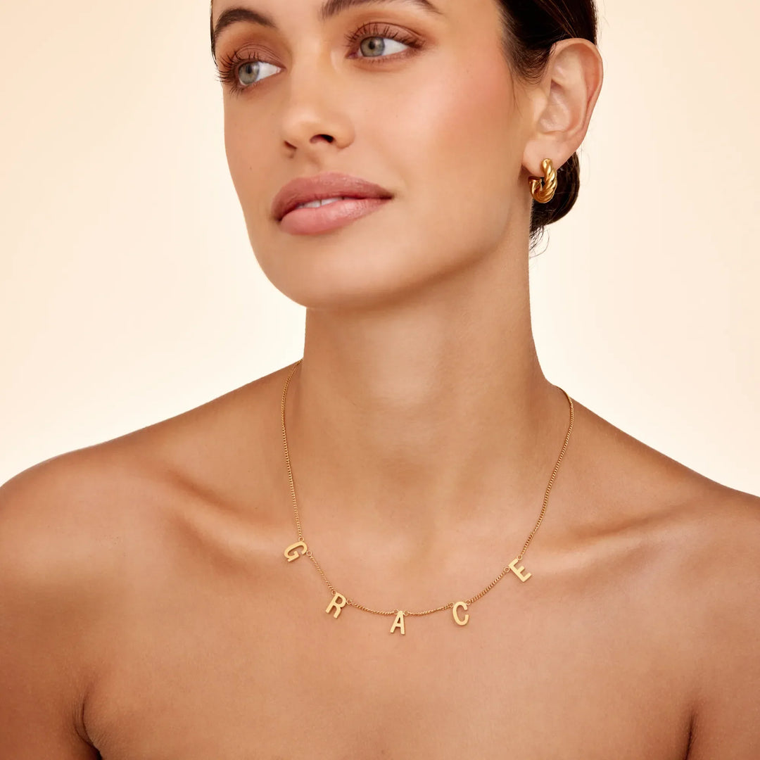 Klassische personalisierte Namenskette