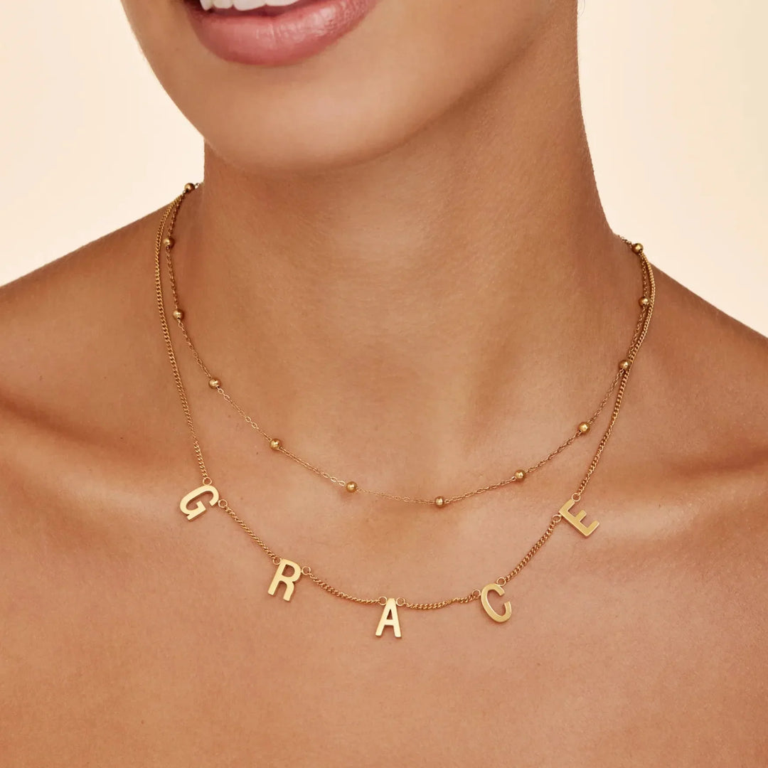 Klassische personalisierte Namenskette