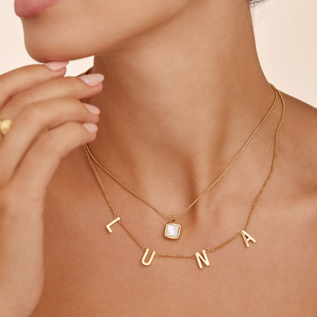 Klassische personalisierte Namenskette