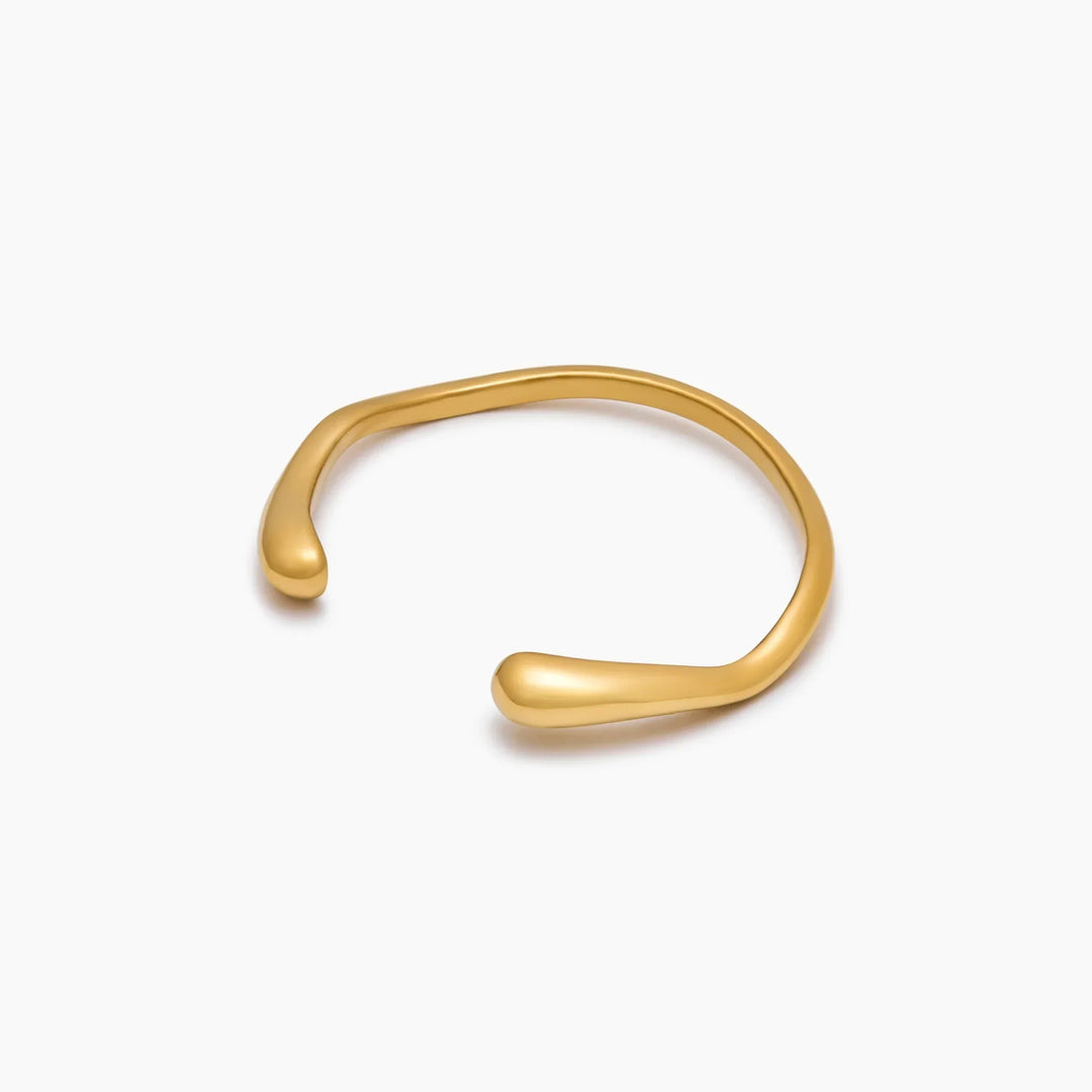 Skulpturales Wellenarmband