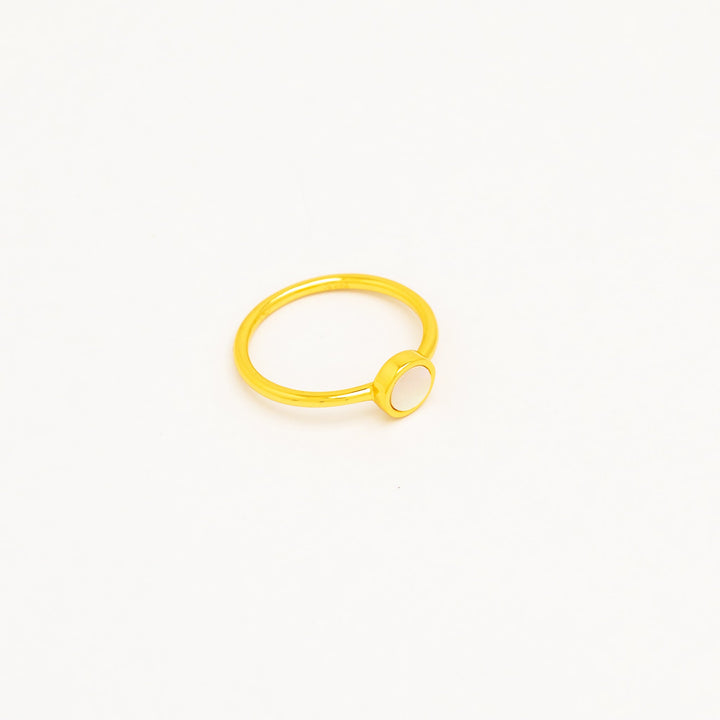 Mondschein Edelstein Ring