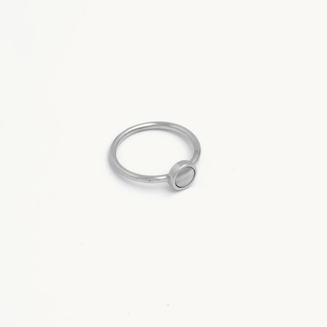 Mondschein Edelstein Ring