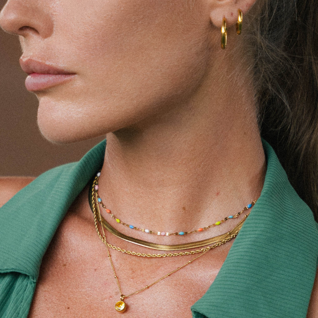 Regenbogen Dainty Choker