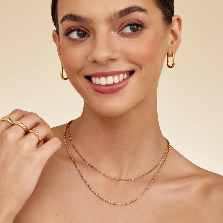 Seil Ketten Halskette