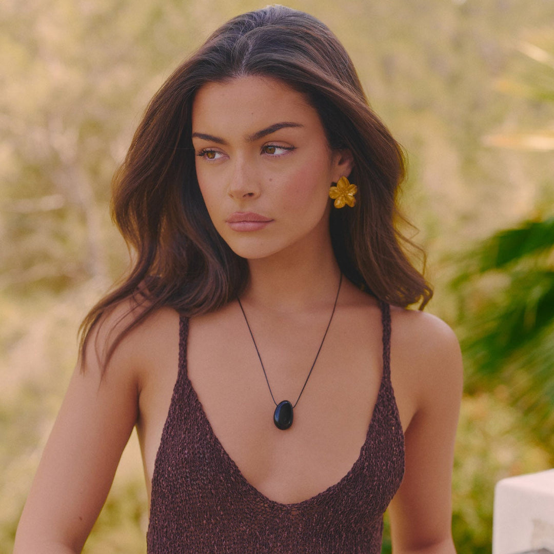 BLUMEN-OHRRINGE GOLD