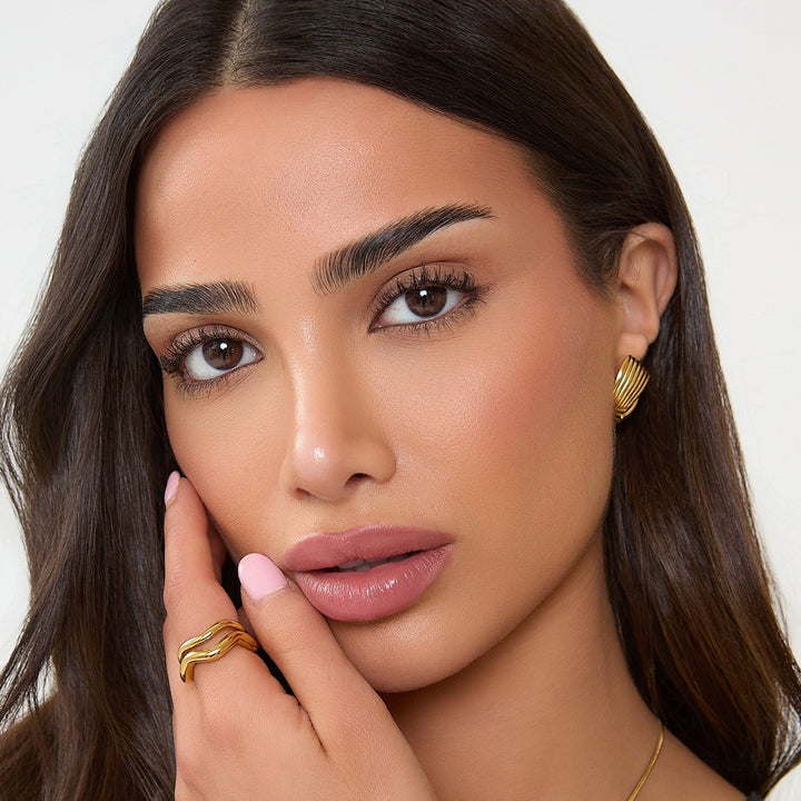 TWIST-OHRRINGE - GOLD