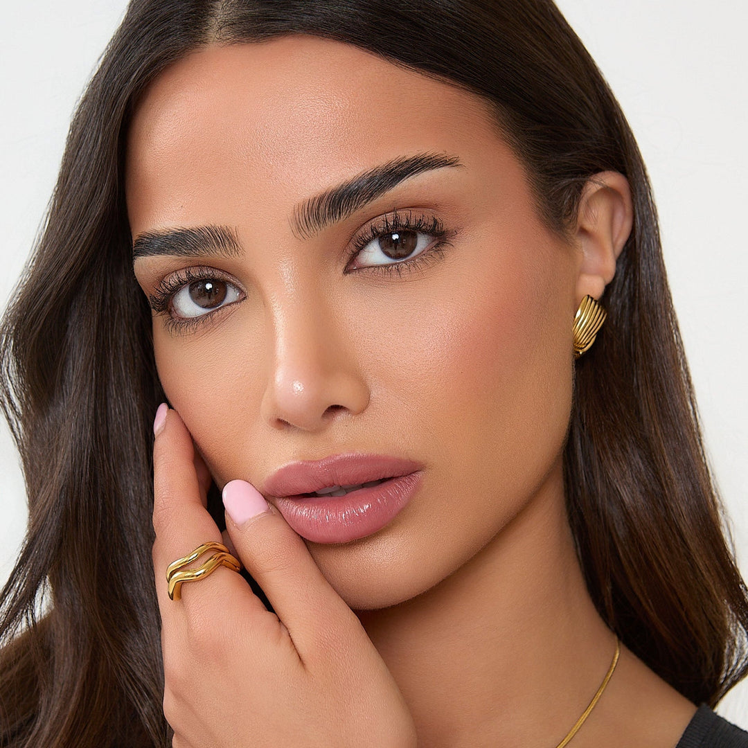 MINI WAVE RING - GOLD